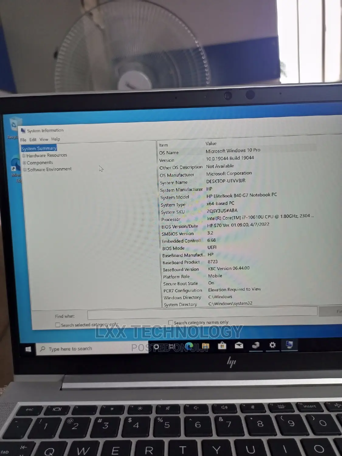 Laptop HP EliteBook 840 G7 32GB Intel Core i7 SSD 512GB