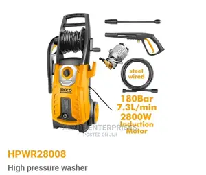 Ingco High Pressure Washer 2800W 180bar With Auto Shut Off