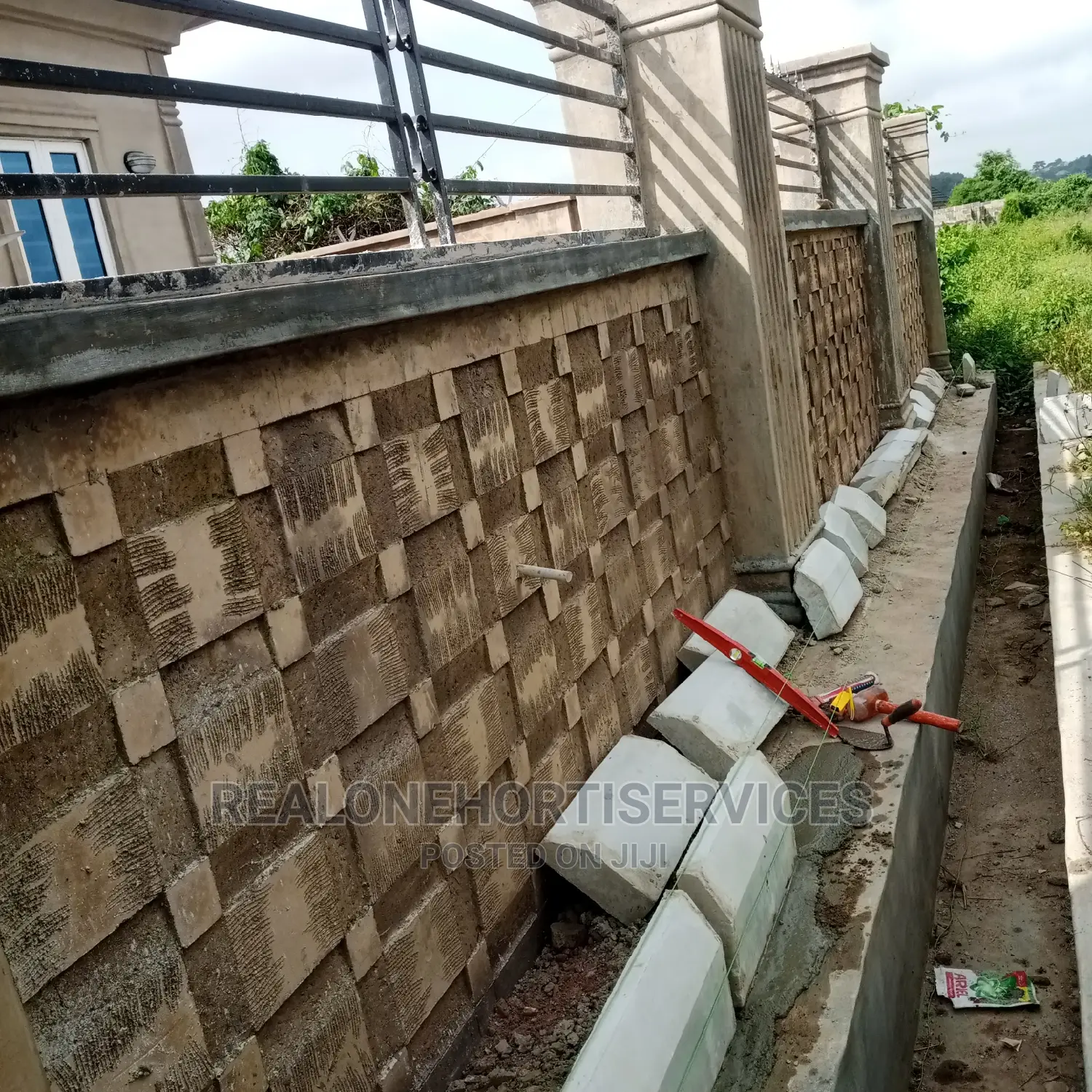 Kerbs for Building, Office's Pathway, Hostel Pathway