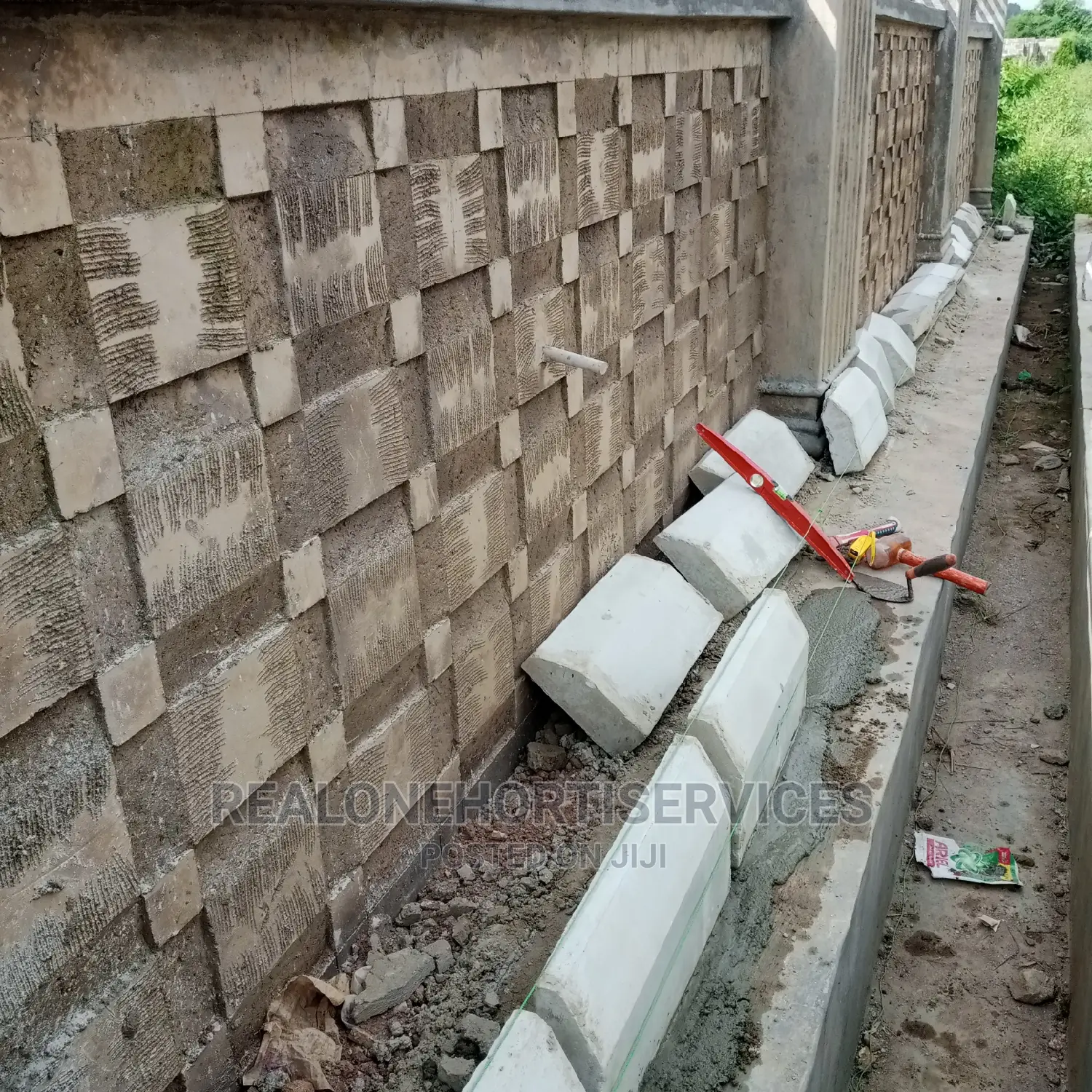 Kerbs for Building, Office's Pathway, Hostel Pathway