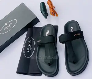 Prada Leather Slipers