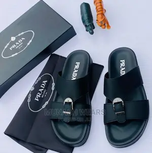 Prada Leather Slipers