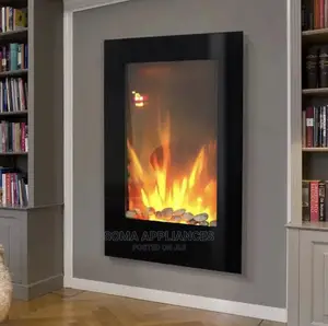 (PRE-OWNED)2kw Vertical Electric Fireplace Wall Mount Heater