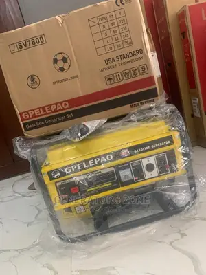 Elepaq 4.5kva Sv7800 Manual Start Gasoline Generator.