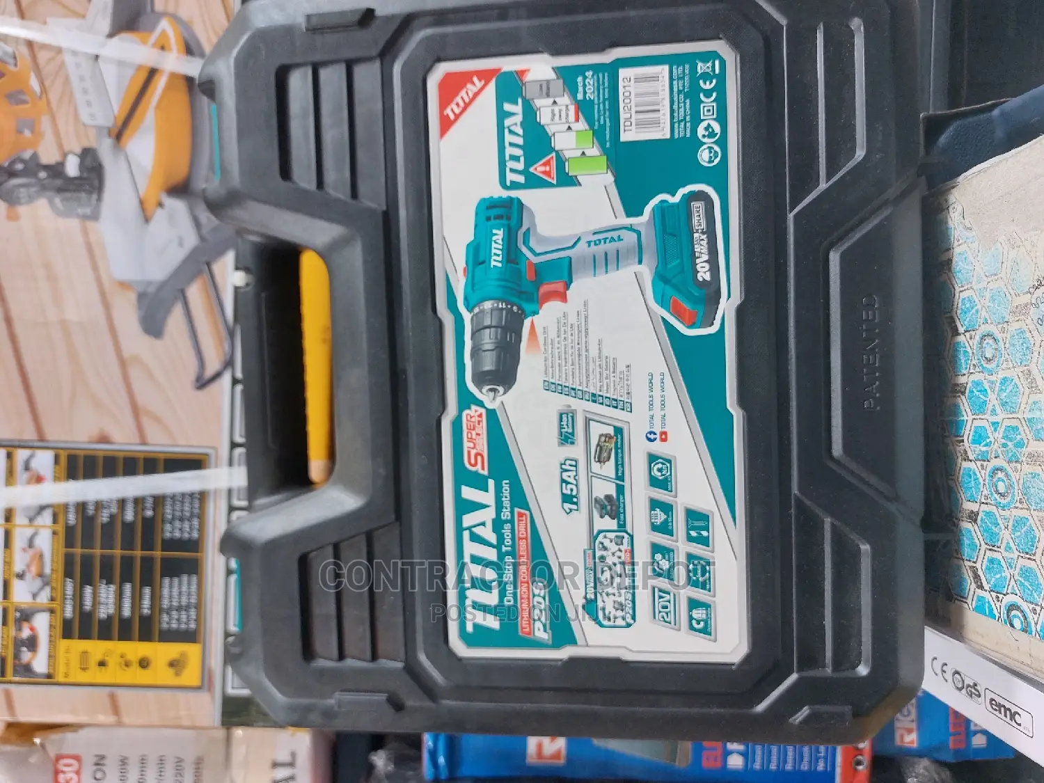 TOTAL Lithium-Ion Cordless Drill 20v