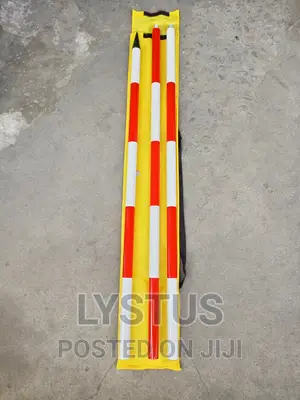 3m X 3 Sections Aluminium Range Pole for Surveying Marks