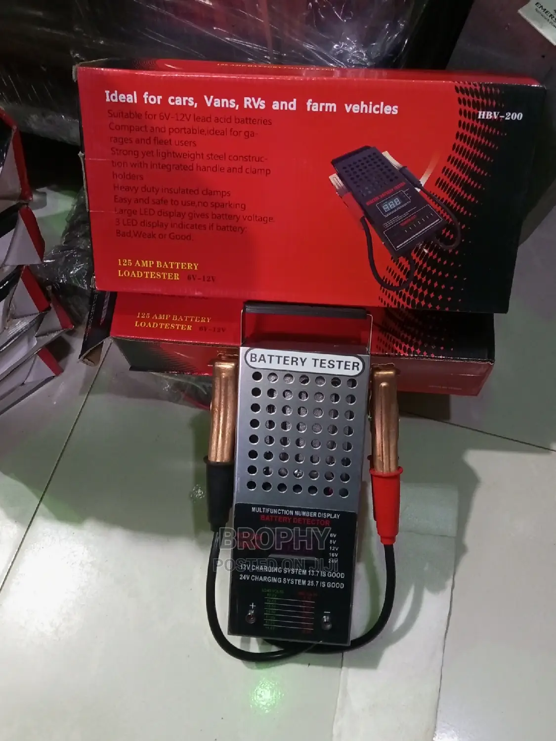 Battery Digital Tester 12-24v