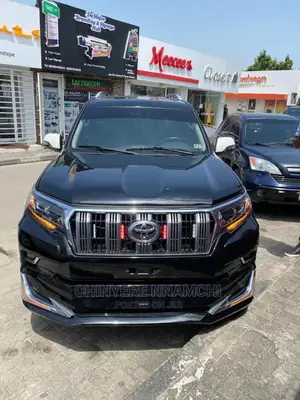 Black Latest Toyota Prado for Rent