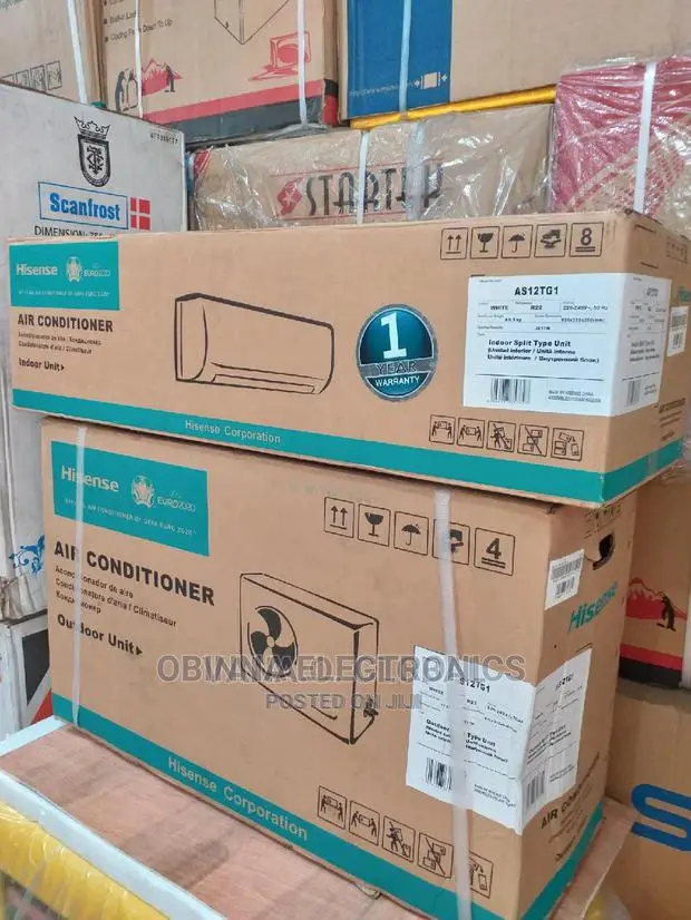 Brand New HISENSE 1.5HP Split Unit Ac/100% Full Copper/