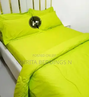 Plain Bedsheet and Duvet