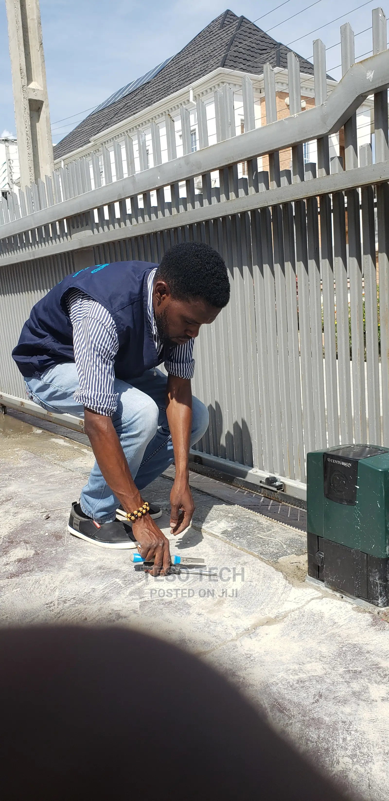 Automatic Remote Gate Machine By Teso Tech