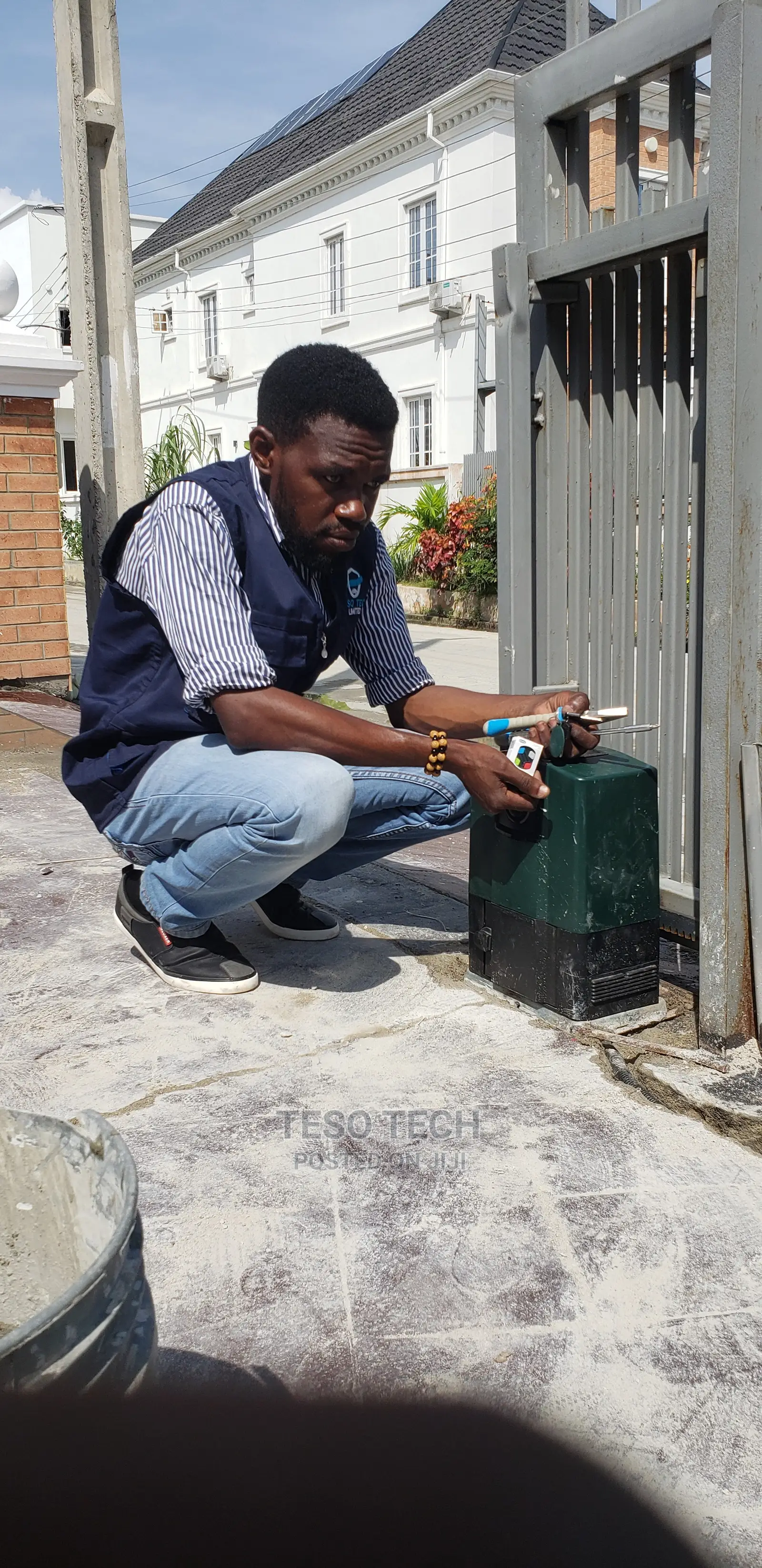 Motorized Automatic Sliding Gate By Teso Tech