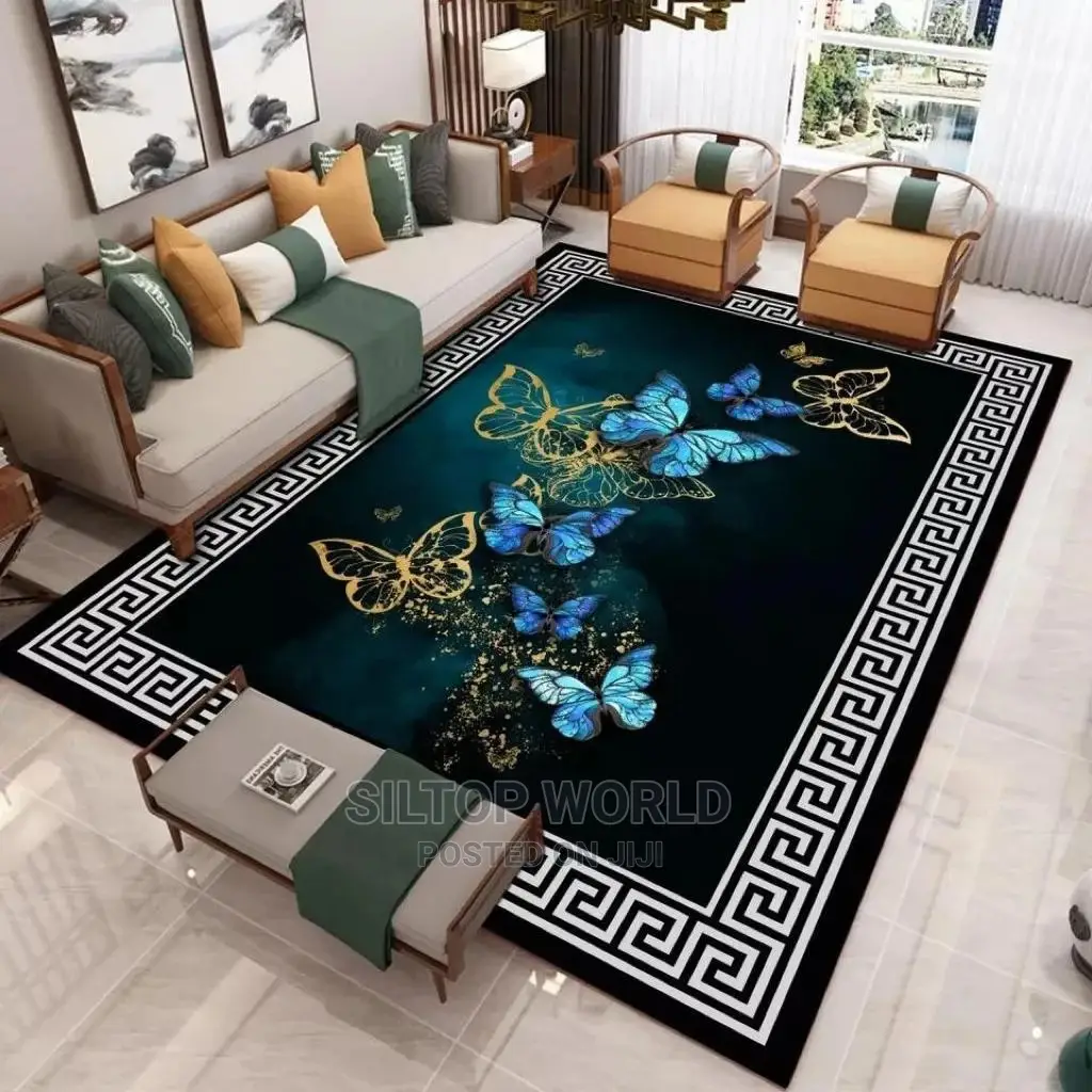 Quality 5 X 7 Living Room Designed Super Soft 3d Center Rug.