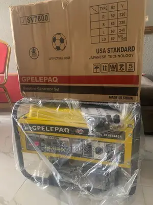 Sv7800 Elepaq Manual Generator 4.5kva Yellow Tank