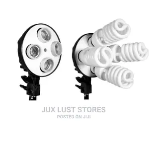 4bulb Soft Box Light With One Tripod Stand