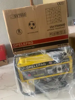 Elepaq 4.5kva Sv7800 Manual Start Gasoline Generator.
