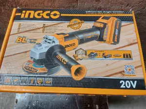 Ingco Lithium-Ion Angle Grinder 20V With Battery and Charger