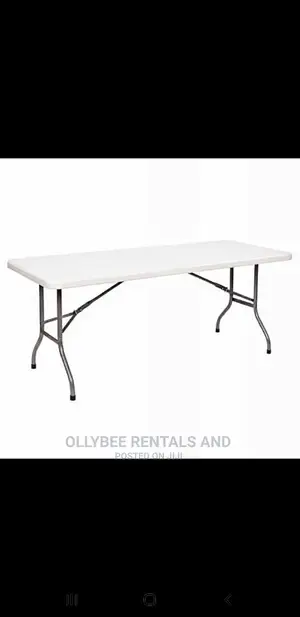 Rentals; Plastic Chairs and Tables