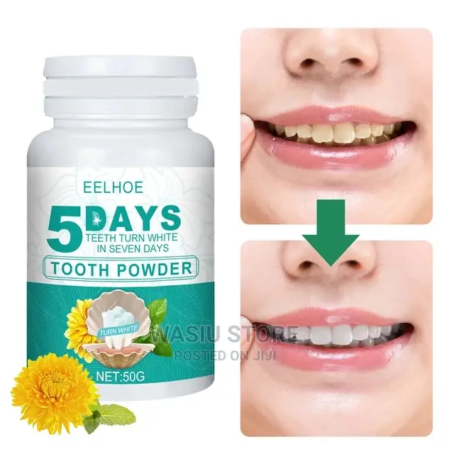 5 Days Teeth Whitening Powder 1. Protect gums Provide protein a
