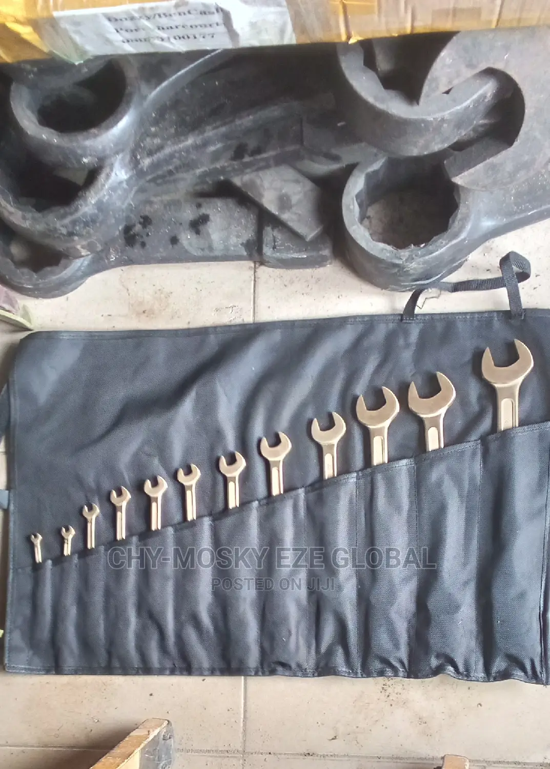 Brass/Non Spark Flat Spanner Set