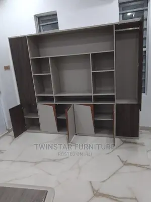 New Modern Executive Office Table 2.4mtr With Bookshelve