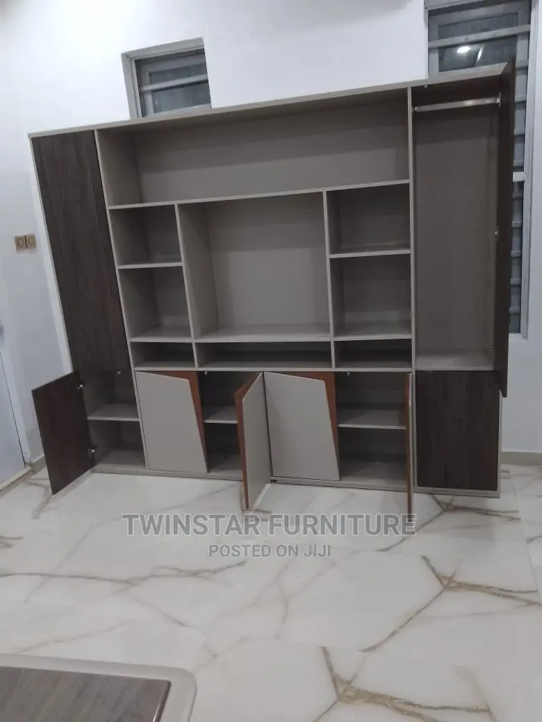 New Modern Executive Office Table 2.4mtr With Bookshelve