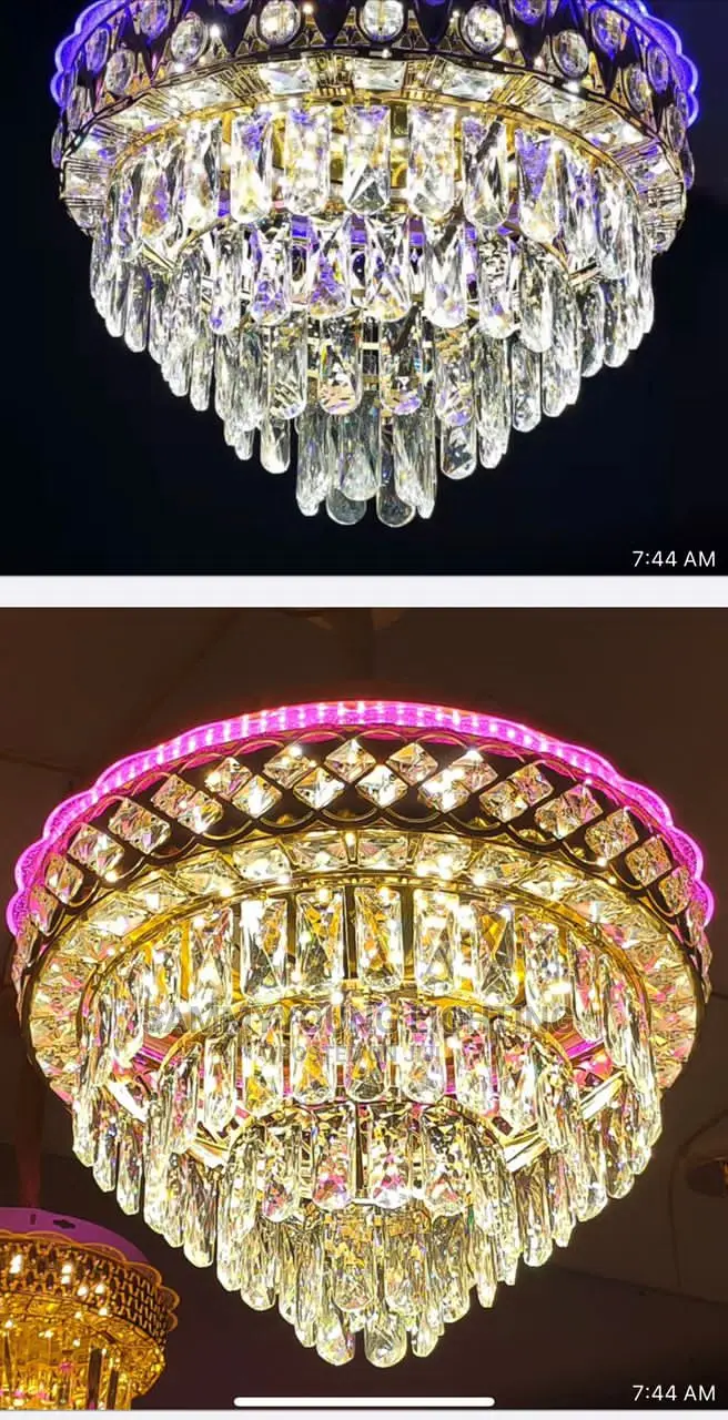 Quality Ceiling Mounted Crystal Chandelier Light