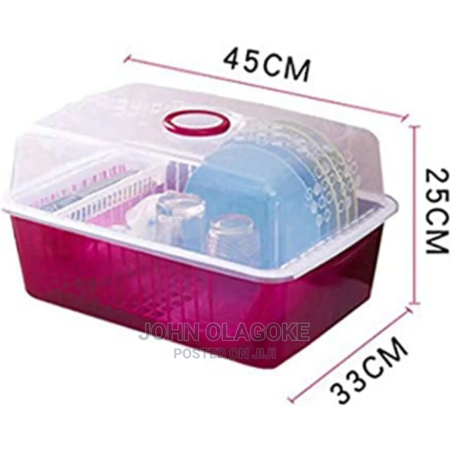Dish Drying Rack With Lid Cover, Kitchen Plate Cup .
