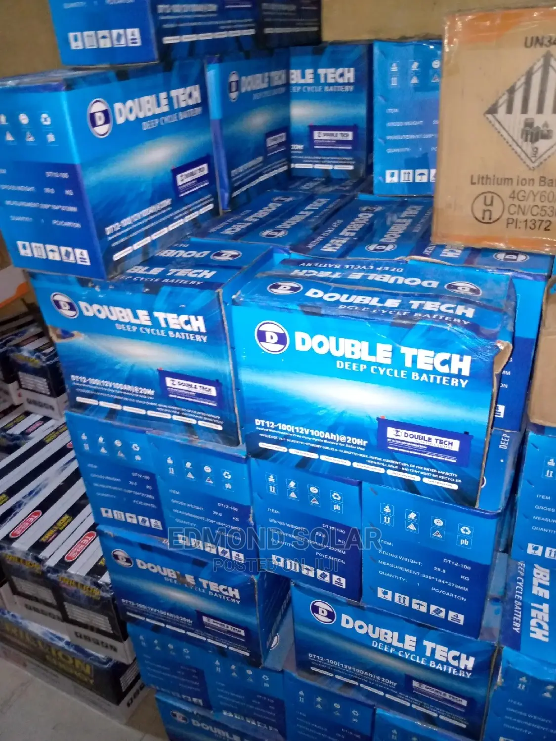 100ah 12v Double Tech Solar Battery