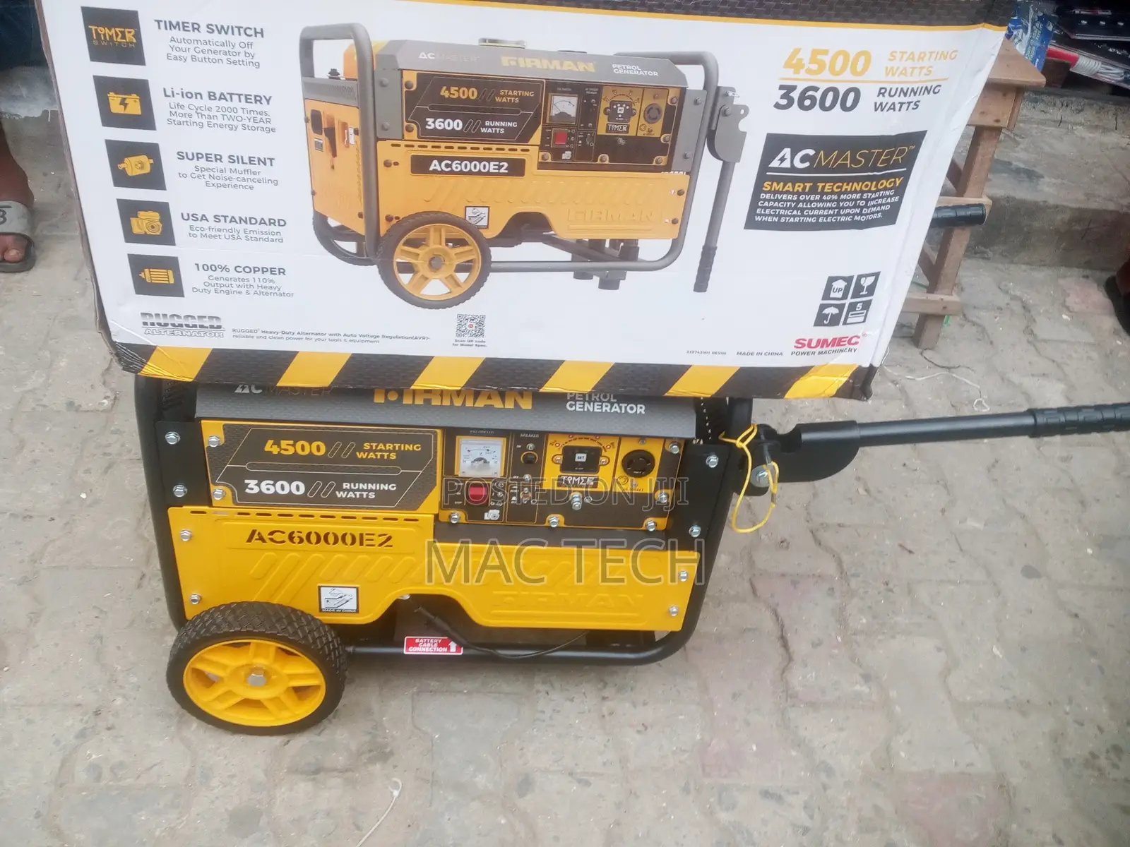 Firman Ac Master Generator. Ac6000e2