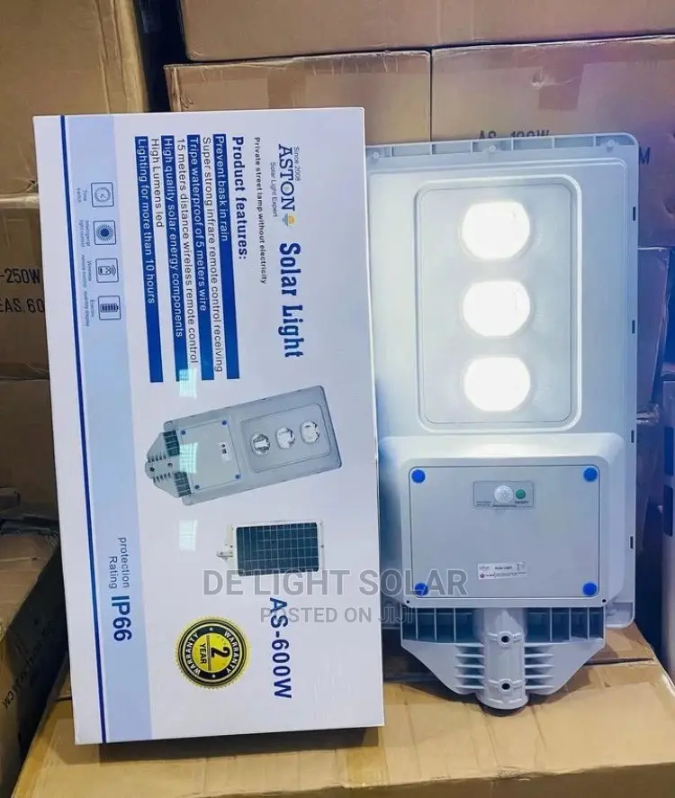 600watts Aston All in One Solar Street Light