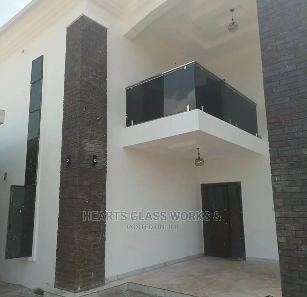 10mm Tempered Grey Glass Balustrade Railings System.