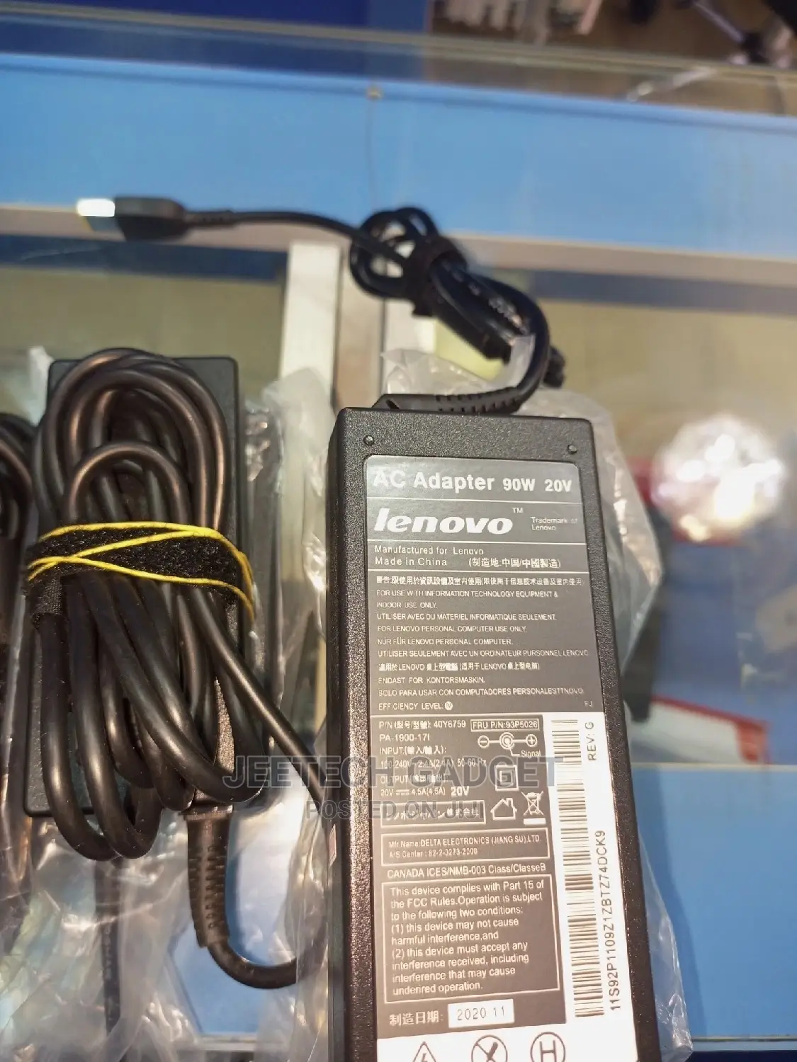 90watt Lenovo USB Follow Come Laptop Charger