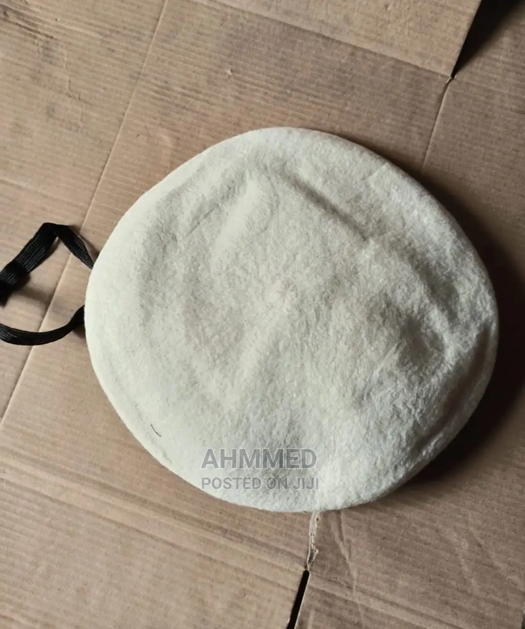 White Beret Cap
