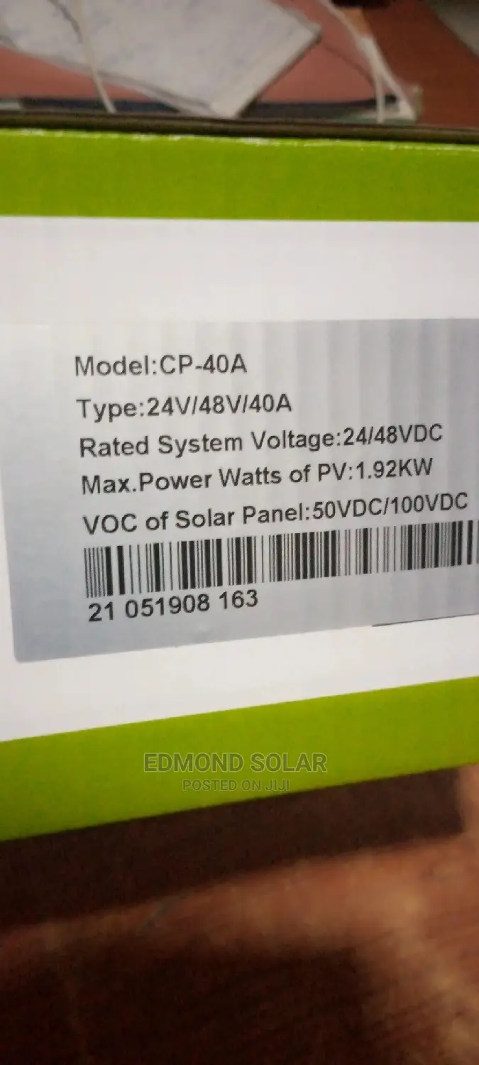 40ah 24v Diamond Solar Charge Controller