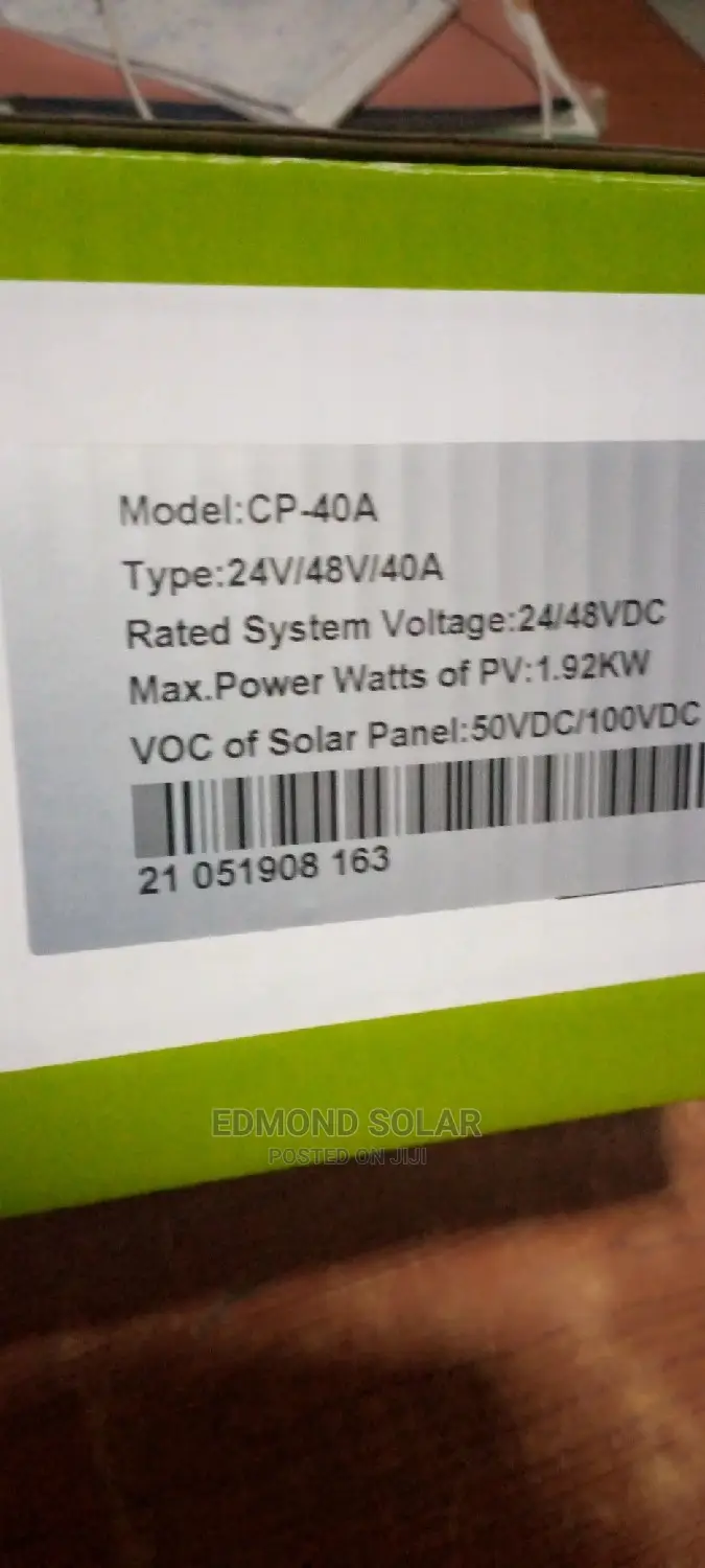 40ah 24v Diamond Solar Charge Controller