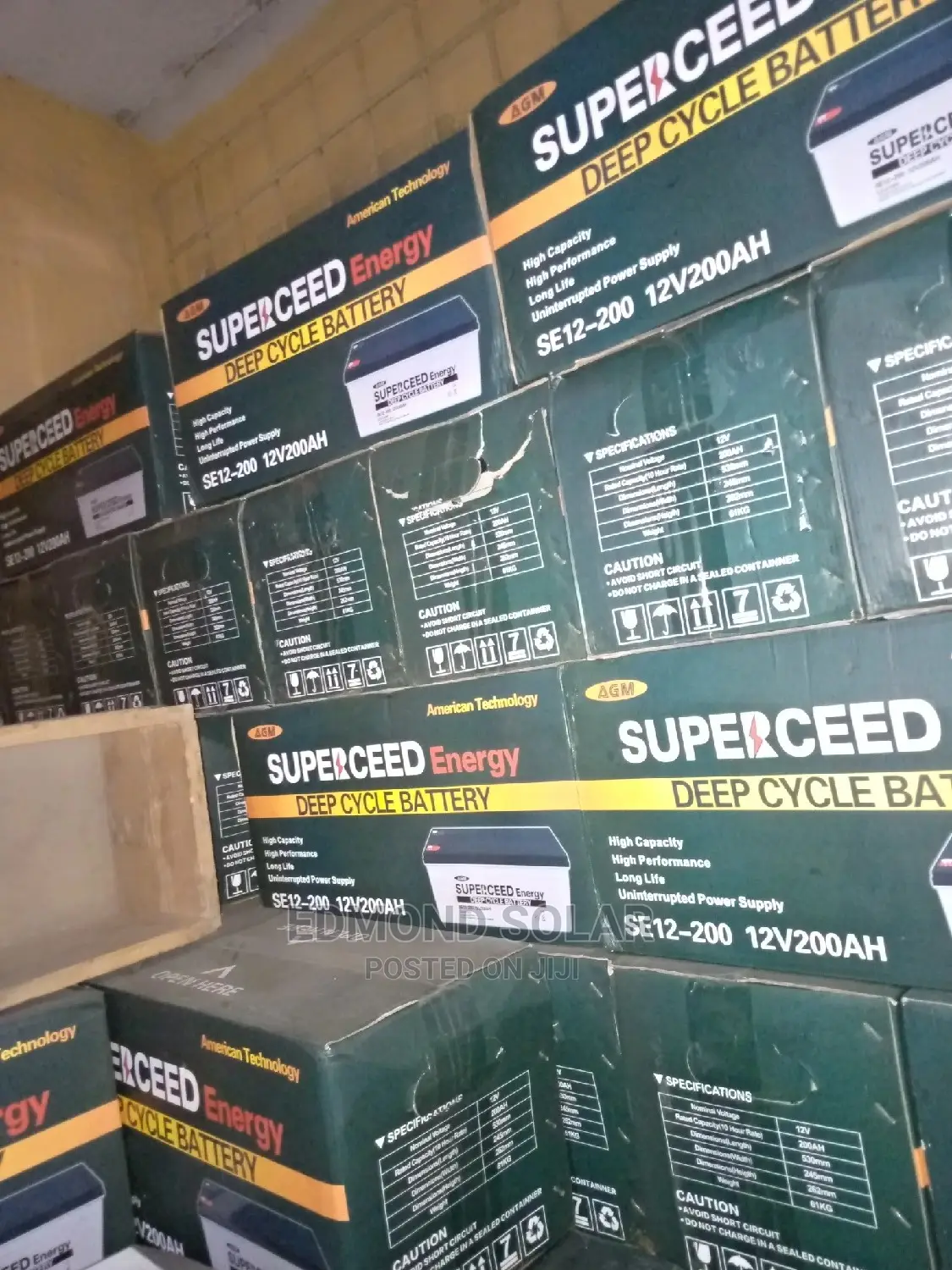 200ah 12v Superceed Solar Battery