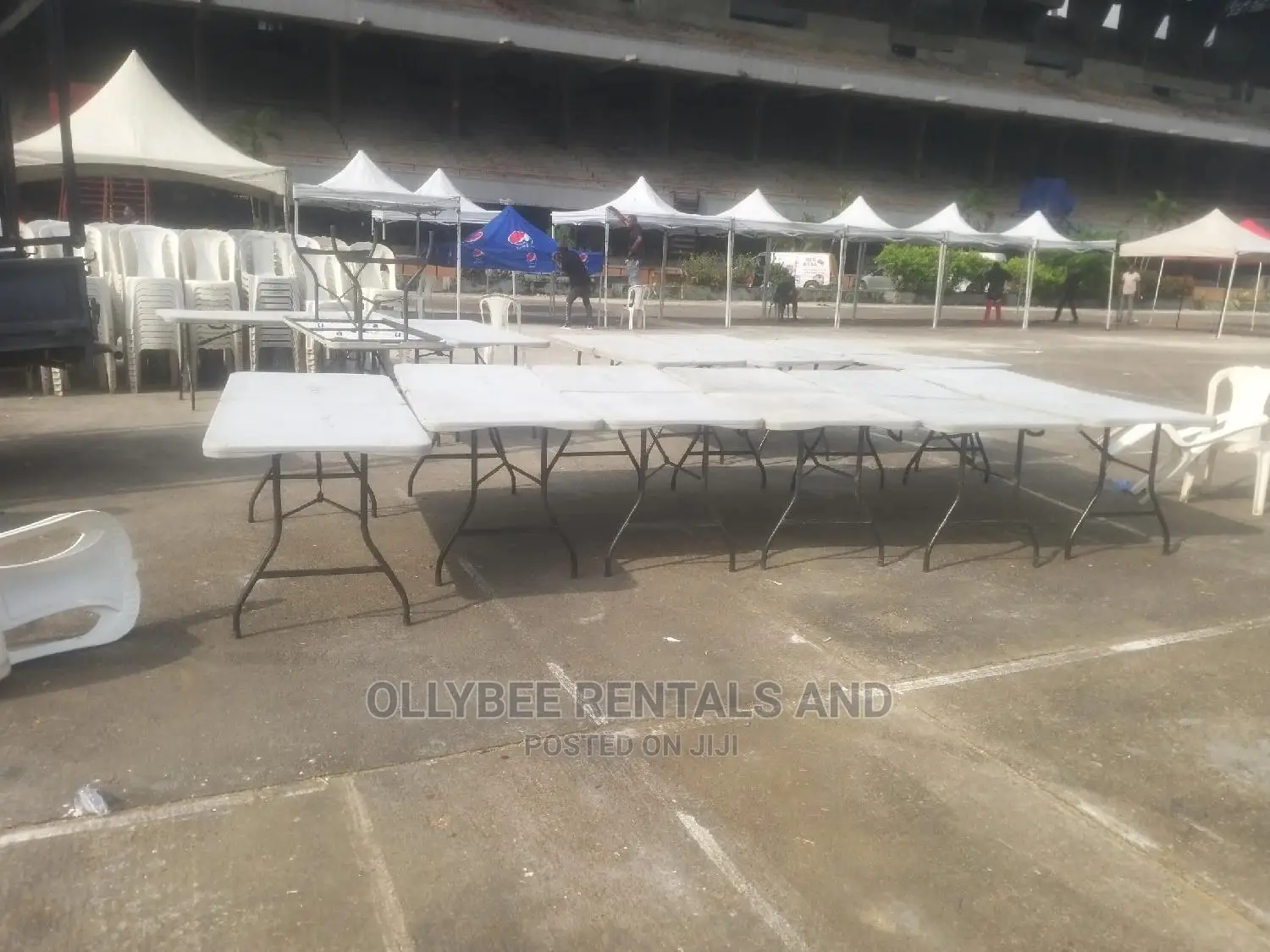 Rentals; Plastic Chairs and Tables