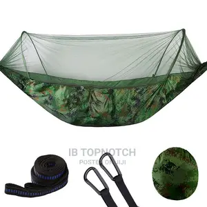 Camping Hammock With Pop-Up Mosquito Net