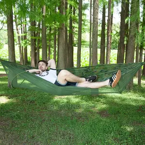 Camping Hammock With Pop-Up Mosquito Net
