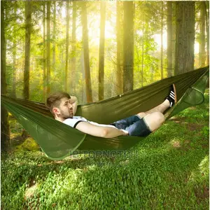 Camping Hammock With Pop-Up Mosquito Net