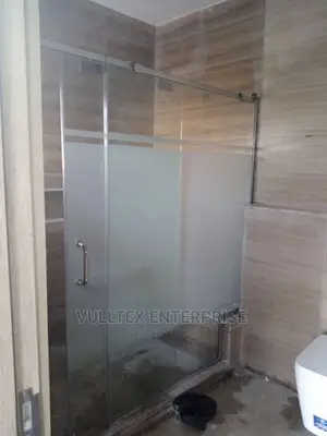 Frosted Sticker Glass Shower Cubicle
