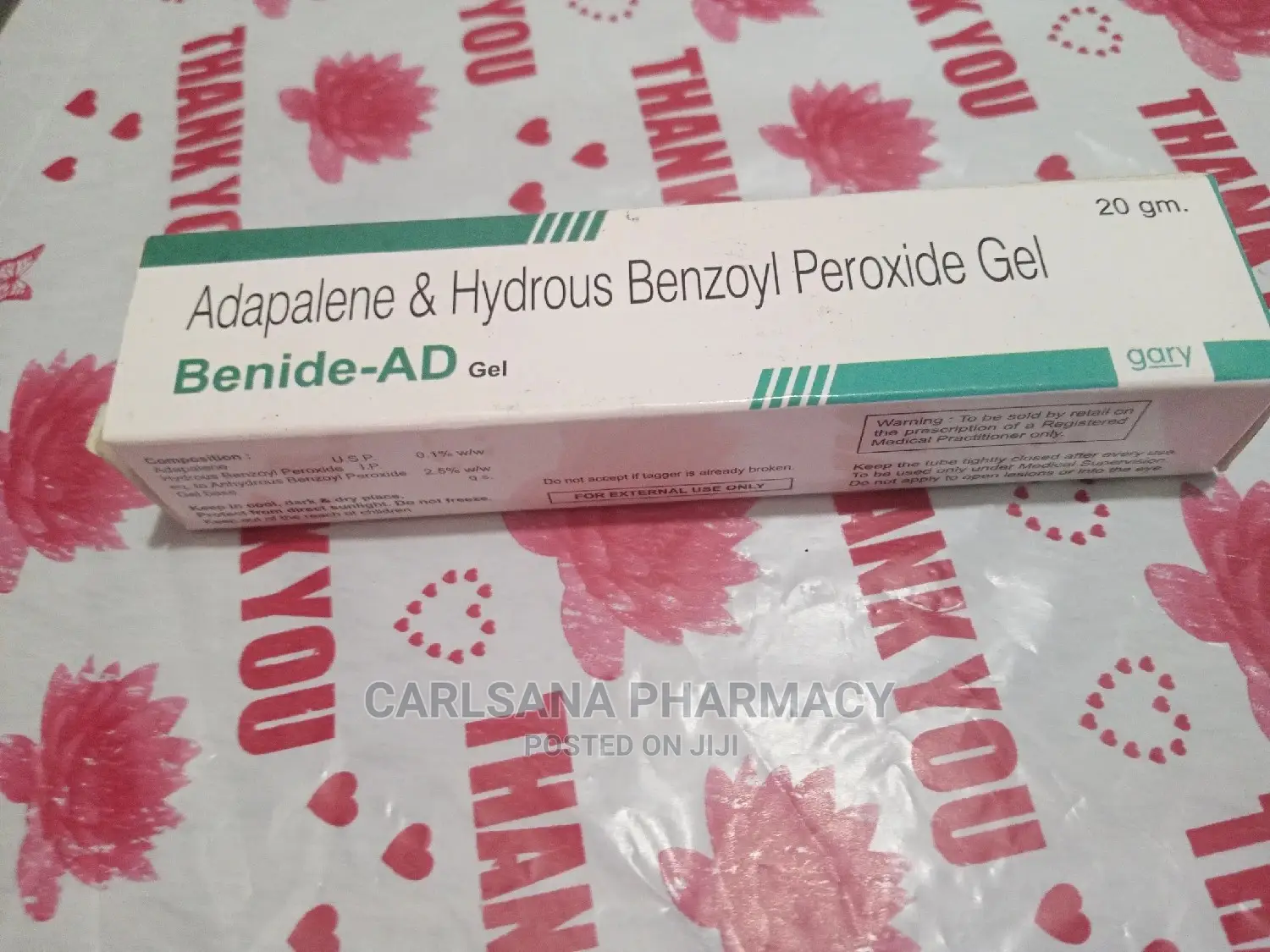 Adapalene Benzoyl Peroxide Gel