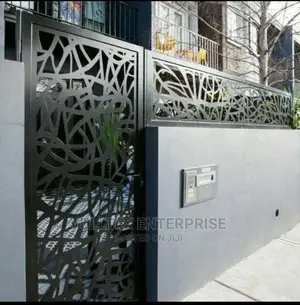 Laser Cut Iron Door
