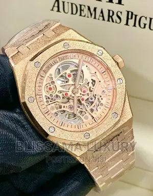 Luxury Audermas Pigeut Frosted Chain Strap Wristwatch