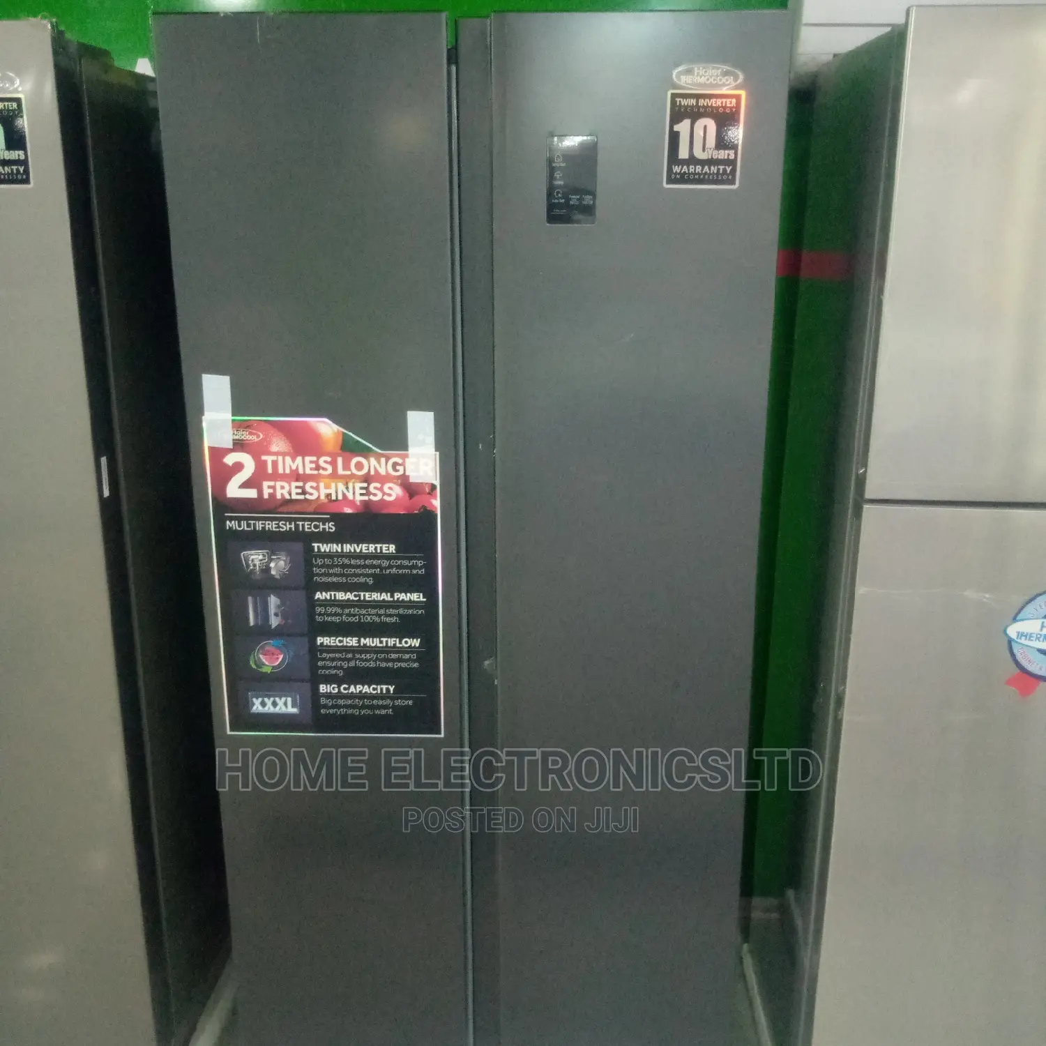 Haier Thermocool Side by Side Refrigerator 520 Liters
