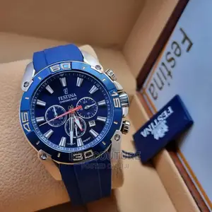 High Quality Festina Rubber Strap Watch Available in Store