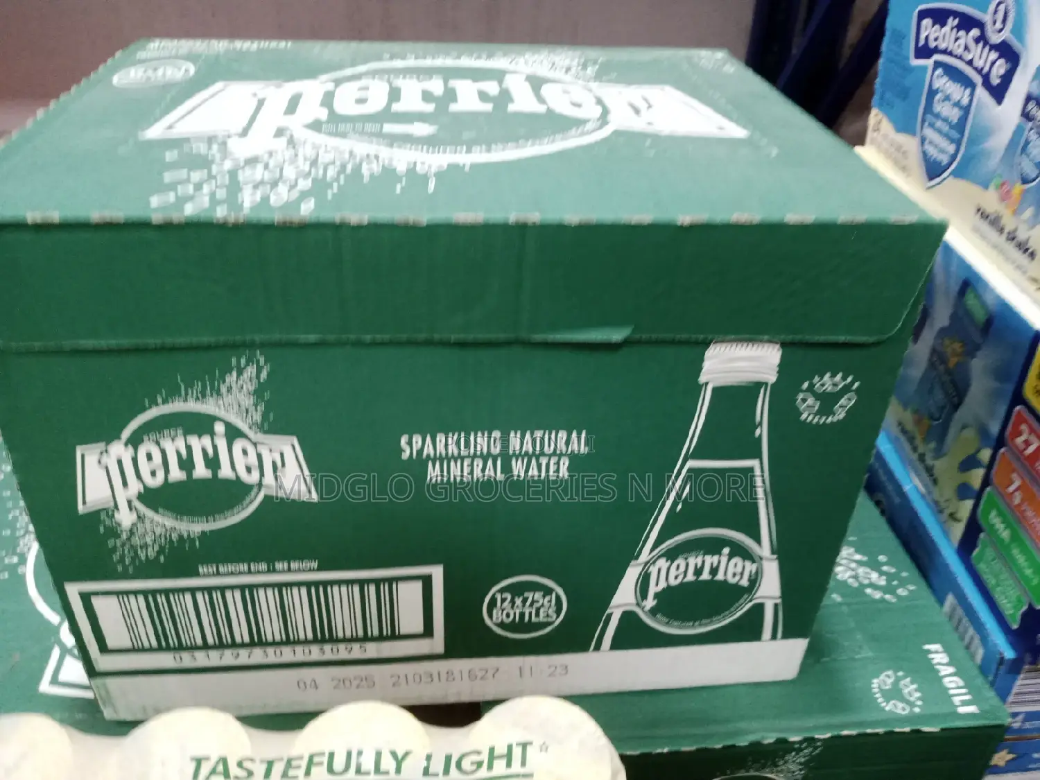 Perrier Sparkling Natural Water 75cl by 12