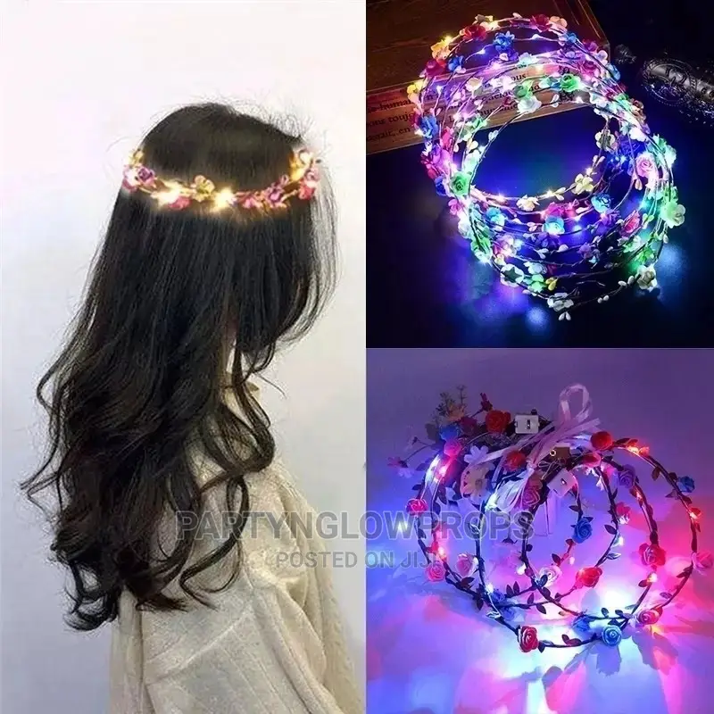 Led Bunny Headbands/Glow Headbands /Led Hair Wreath