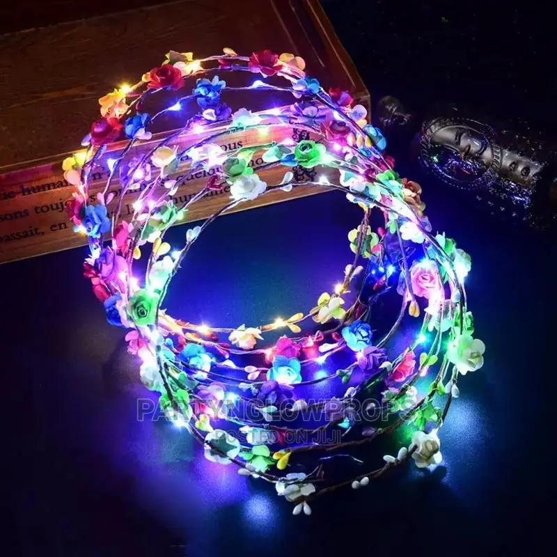 Led Bunny Headbands/Glow Headbands /Led Hair Wreath